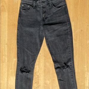 Lucky Brand Bridgette High Rise Distressed Jeans